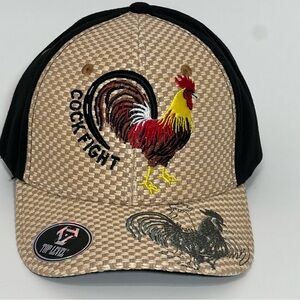 Top Level CockFight Adjustable Strap Back Cap‎